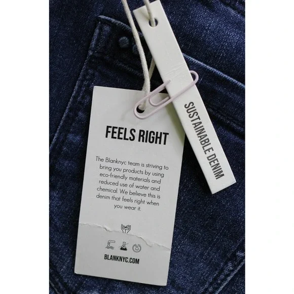 NWT‎ BLANKNYC the lenox hi rise button fly cut off shorts womens 24 normcore - Picture 6 of 9